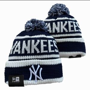 New Era MLB knit Pom beanie Yankees